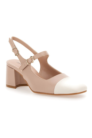 Dekolleté Mary Jane Beige Pittarello Couture 508C