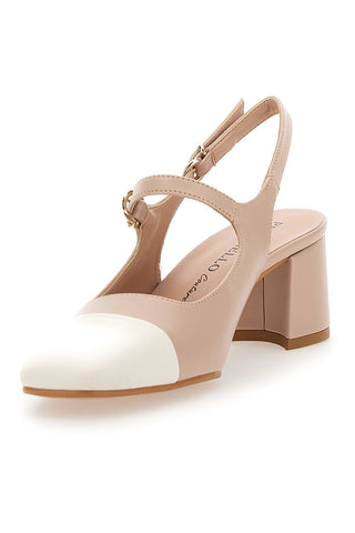 Dekolleté Mary Jane Beige Pittarello Couture 508C