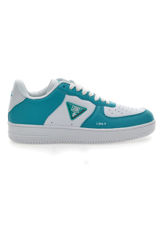 Weiße und blaue Turnschuhe Leone 33