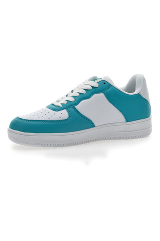 Weiße und blaue Turnschuhe Leone 33