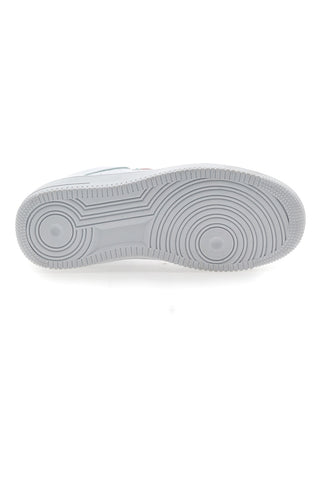 Total White Sneakers mit seitlichem Leone 33-Logo
