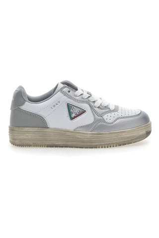 Sneakers Argento Suola Vintage Leone 44