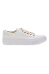 Sneakers Bianche in Tela con Lacci Colorati Me & Me 1878