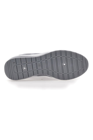 Graue Slip-On-Sneaker mit Keilabsatz Prima Riga 432