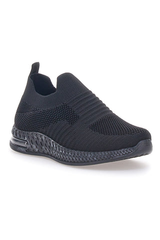 Prima Riga 431 Schwarze Slip-On-Sneaker