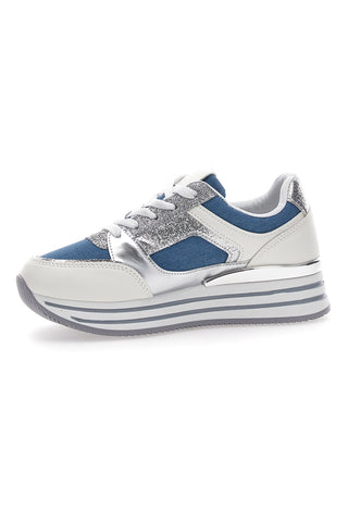 Sneakers Bianche con Platform Prima Riga 428