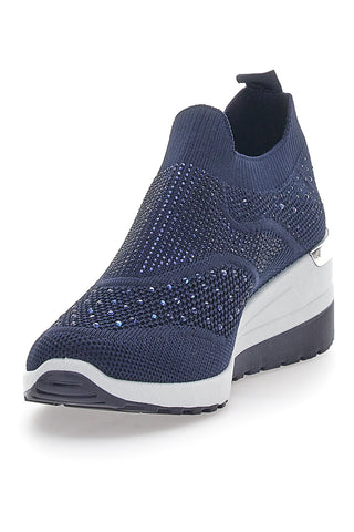 Blaue Slip-On-Sneaker Prima Riga 433