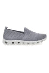 Sneakers Slip-On Grigie con Strass Prima Riga 471