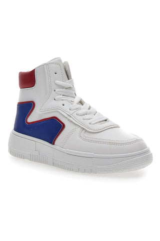 Weiße Mid-Cut-Sneaker Maira 3137