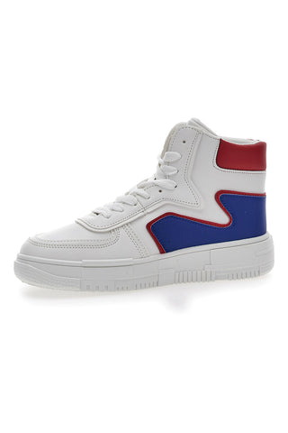 Weiße Mid-Cut-Sneaker Maira 3137