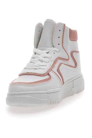 Weiße Mid-Cut-Sneaker Maira 3137