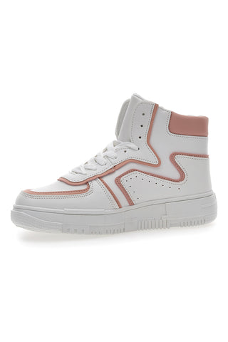 Weiße Mid-Cut-Sneaker Maira 3137