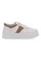 Weiße Damen-Sneaker mit Plateau Maira 767