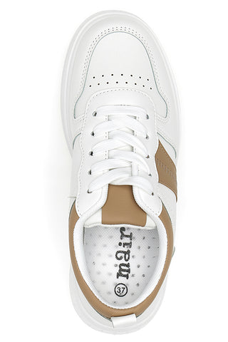 Weiße Damen-Sneaker mit Plateau Maira 767