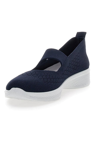 Ballerine Sportive Navy In Tessuto da Donna Prima Riga 430