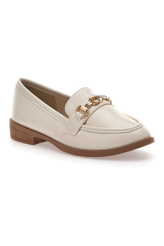 Mocassino Panna con Morsetto First Lady 417