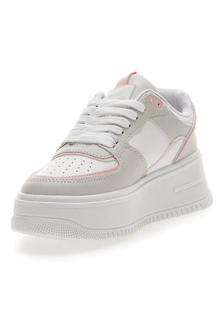 Sneakers Bianche con Platform Me & Me 813