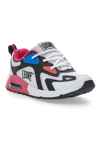 Mehrfarbige Sneakers mit seitlichem Leone-Logo W0508