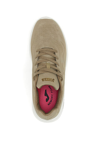 Sneakers beige con lacci e suola memory foar Joma Minerva Lady