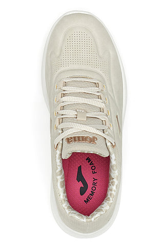 Beige Sneaker mit Schnürsenkeln JOMA N-400 Lady 2425 