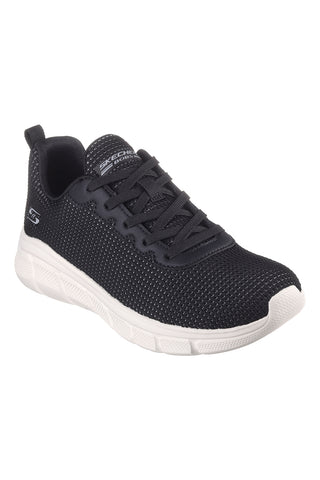 Skechers BOBS Sport B Flex Schwarze Turnschuhe - Visionary Essence