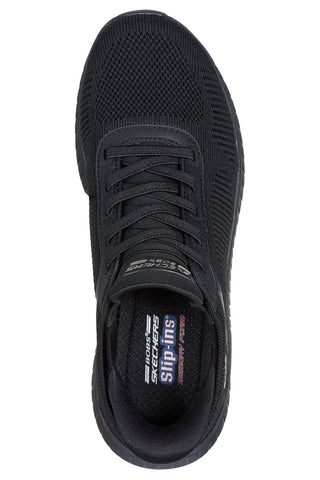 Schwarze Sneakers Vegan Skechers Bob Squad Chaos Current Muse