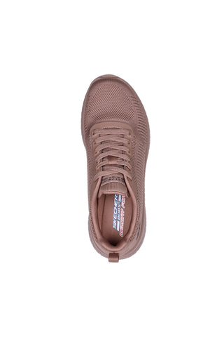 Sneakers rosa con tomaia in mesh SKECHERS BOBS SQUAD CHAOS FACE OFF