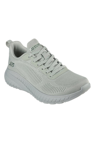 Beigefarbene Turnschuhe mit Memory-Schaum Skechers Bobs Squad Chaos Face Off