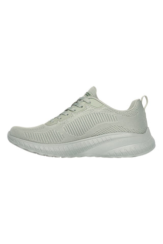 Beigefarbene Turnschuhe mit Memory-Schaum Skechers Bobs Squad Chaos Face Off