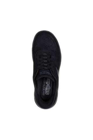 Schwarze Slip-Ins Skechers Go Walk Flex Mali Sneakers
