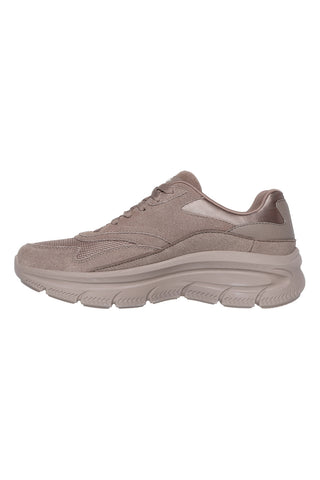 Taupe Sneakers mit Air-Cooled Einlegesohlen SKECHERS MODERN D'LUX FREE MIND