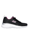 Schwarze und rosa SKECHERS FASHION FIT BOLD BOUNDARIES Sneakers 