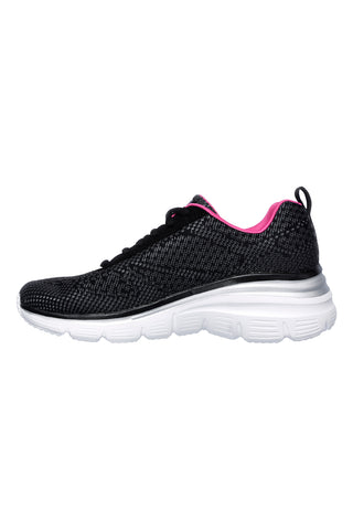 Schwarze und rosa SKECHERS FASHION FIT BOLD BOUNDARIES Sneakers 