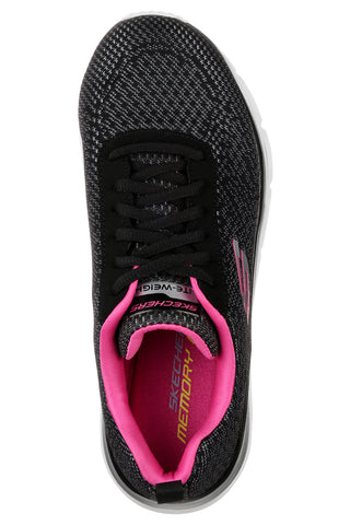 Schwarze und rosa SKECHERS FASHION FIT BOLD BOUNDARIES Sneakers 