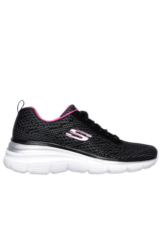 Schwarze und rosa SKECHERS FASHION FIT BOLD BOUNDARIES Sneakers 