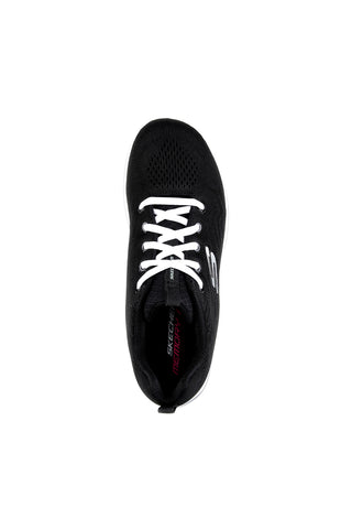 Sneakers Nere e Bianche Con Pianta Larga Skechers Graceful Get Connected