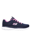 Marineblaue Sneakers mit breiter Sohle Skechers Graceful Get Connected