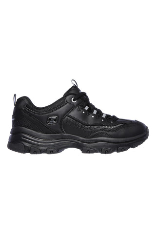 Sneakers Nere con Soletta Memory Foam Skechers Iconic