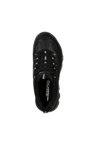 Schwarze Sneakers mit Skechers Iconic Memory Foam-Einlegesohle