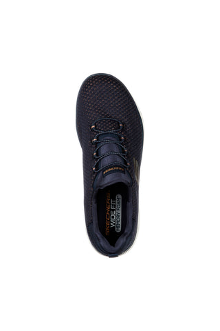 Sneakers blu con suola Memory Foam SKECHERS SUMMITS-BRIGHT BEZEL