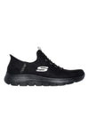 TOTAL BLACK VEGAN SNEAKERS SKECHERS SUMMITS UNKNOWN TRAIL