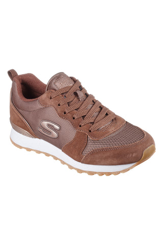 Sneakers Marroni Skechers OG 85 - Gold'n Gurl