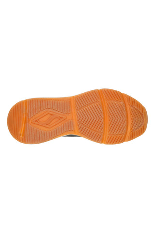 Olivgrüne Turnschuhe Skechers Tres-Air Uno Ah-mazing