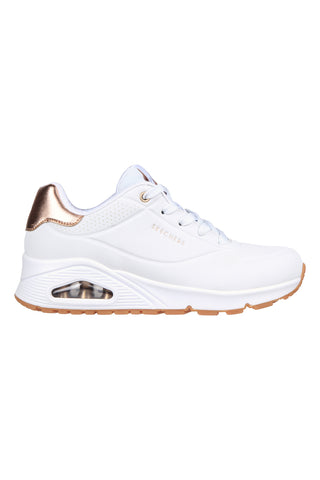 Sneakers bianche con platform SKECHERS UNO GOLDEN AIR