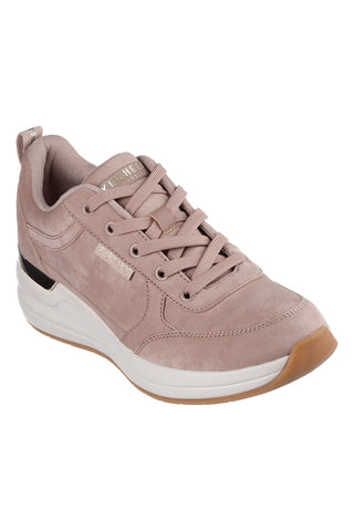 Rosa Turnschuhe mit weißer Plattform SKECHERS BILLION 2 PRISSY N PLUSH