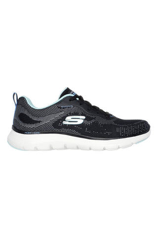 Schwarze Skechers Flex Appeal 5.0 Cruising thru Sneakers