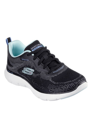 Schwarze Skechers Flex Appeal 5.0 Cruising thru Sneakers