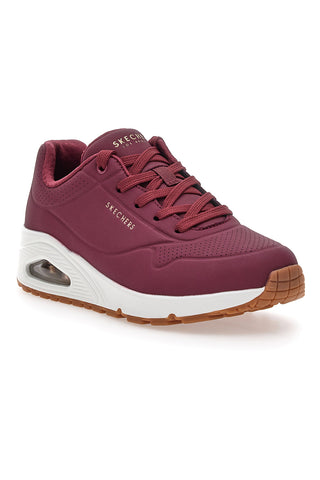 Sneakers Viola con suola bianca da Donna Skechers Uno-Stand on Air