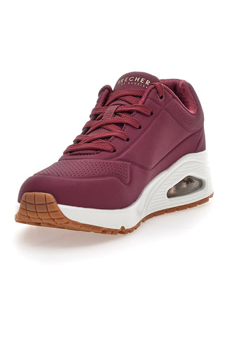Sneakers Viola con suola bianca da Donna Skechers Uno-Stand on Air