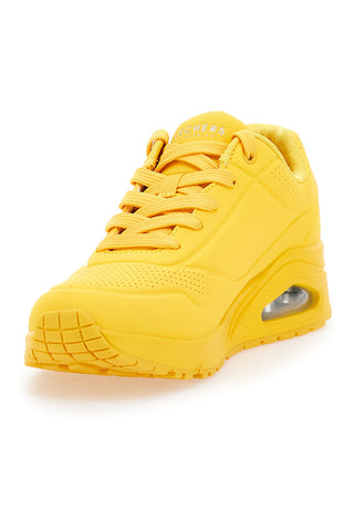 Sneakers Gialle da Donna Skechers Uno-Stand on Air